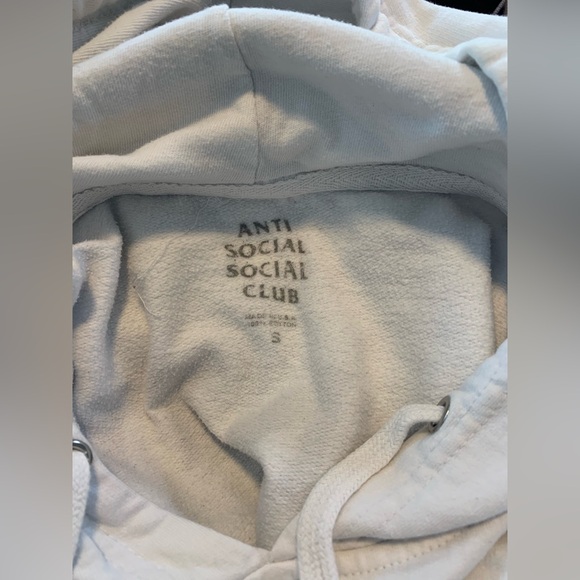 anti social social club 100% cotton hoodie - Picture 2 of 9